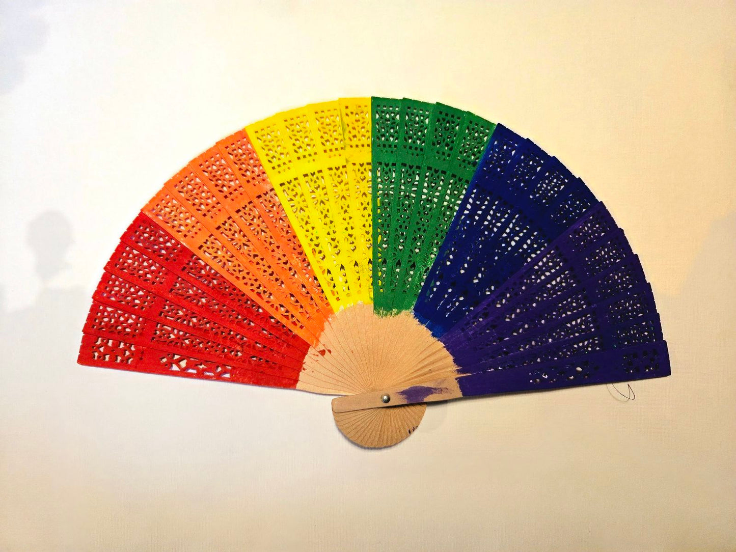Handpainted Wooden Fans