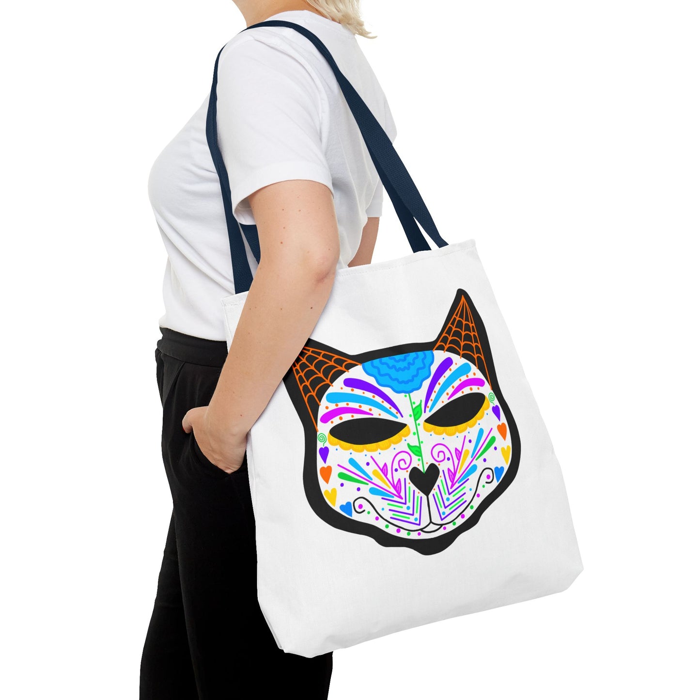 Dia de los Muertos Cat Tote Bag