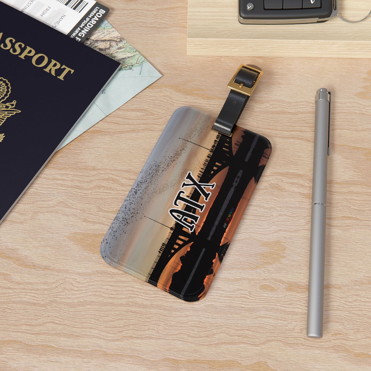 ATX Bat Bridge Luggage Tag