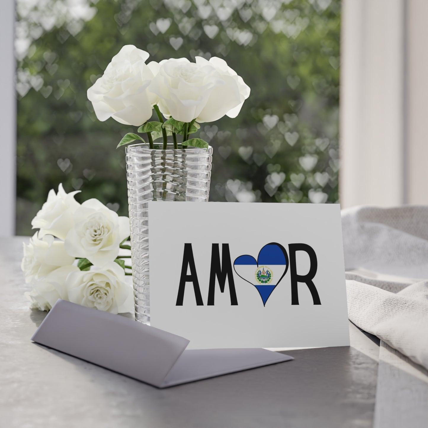 Amor El Salvador Greeting Cards
