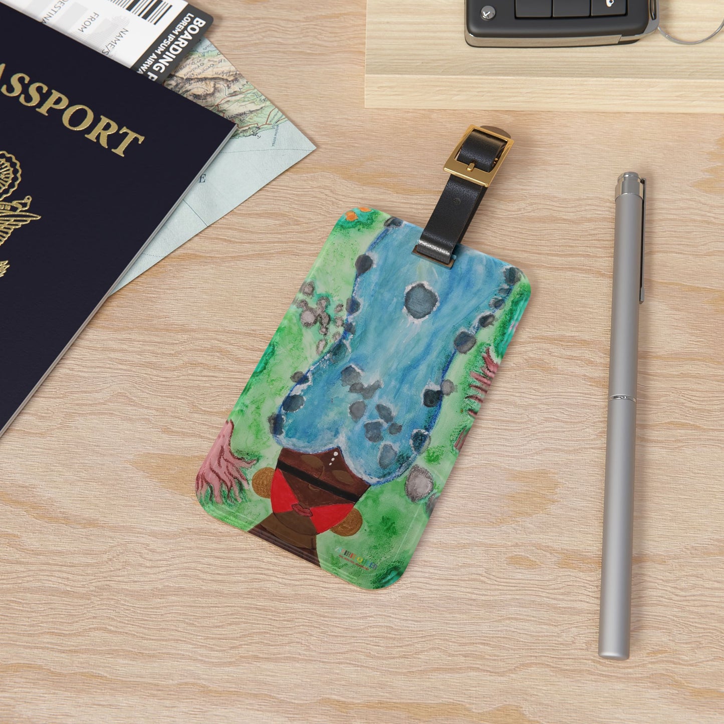 Indigenous Healer Luggage Tag