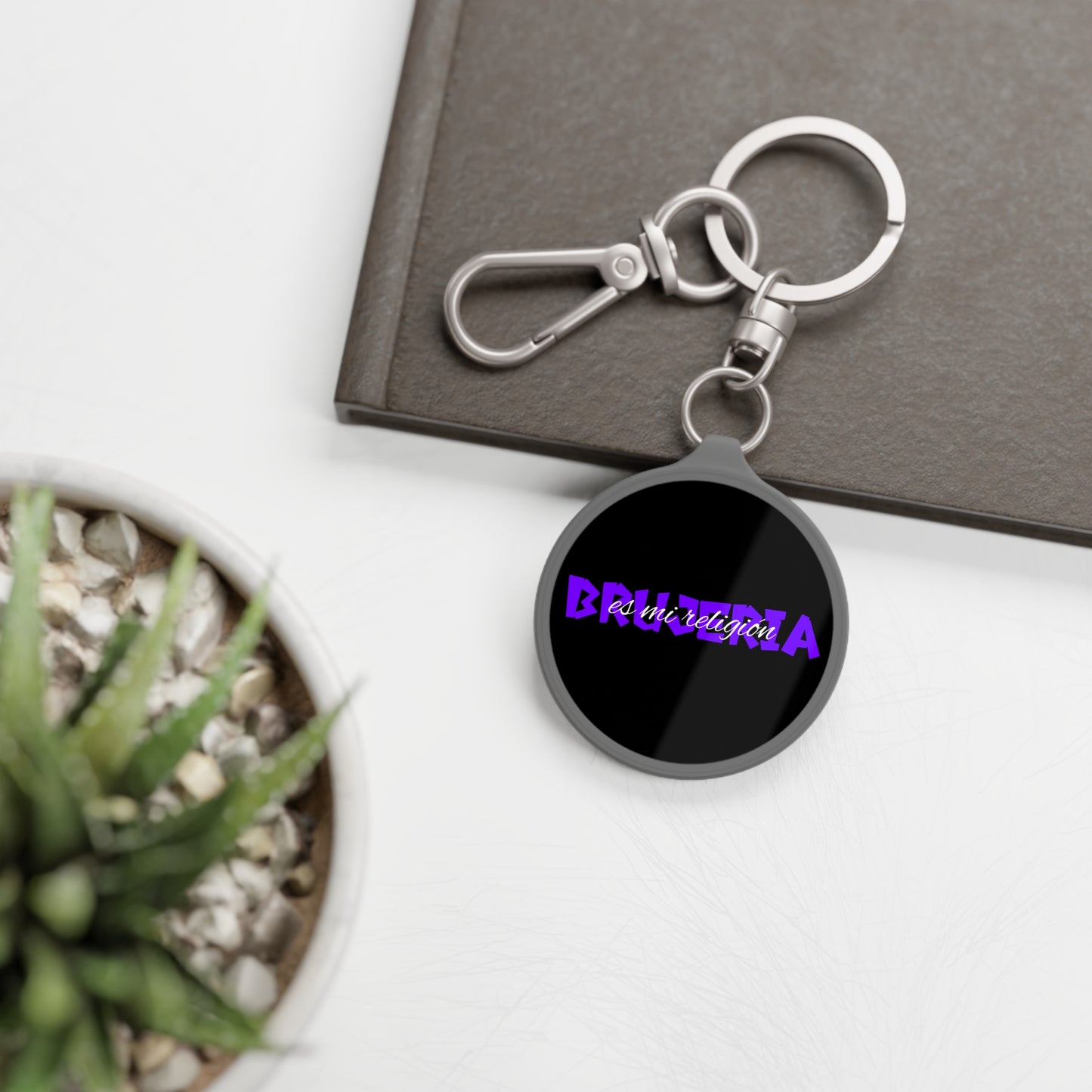 Brujeria es mi Religion Keyring Tag