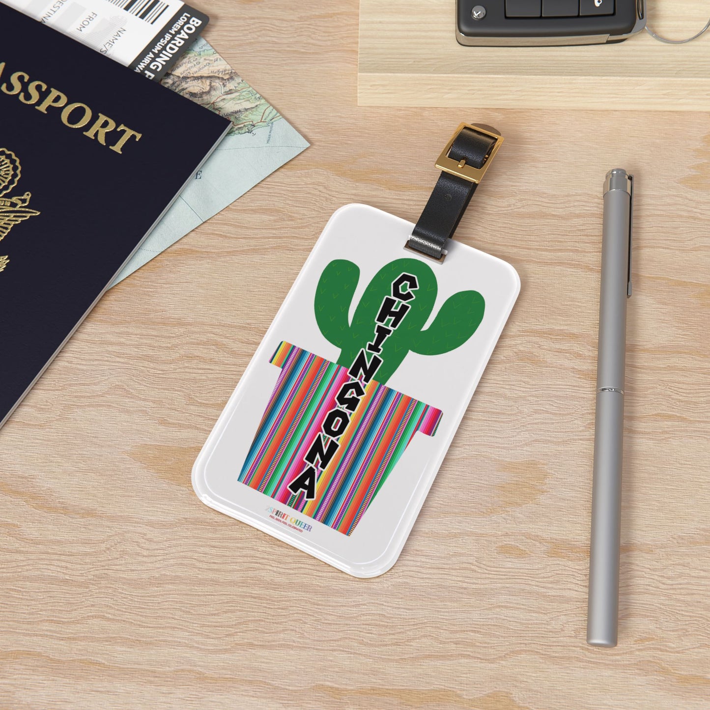 Chingona Cacti Luggage Tag