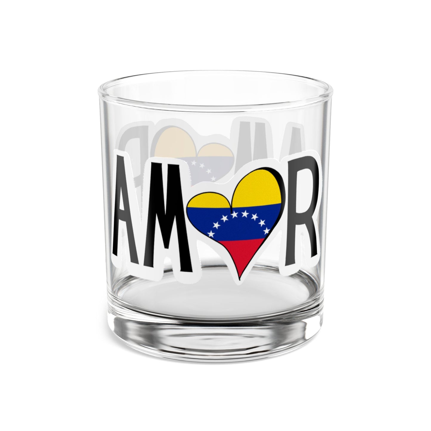 Amor - Venezuela Rocks Glass, 10oz