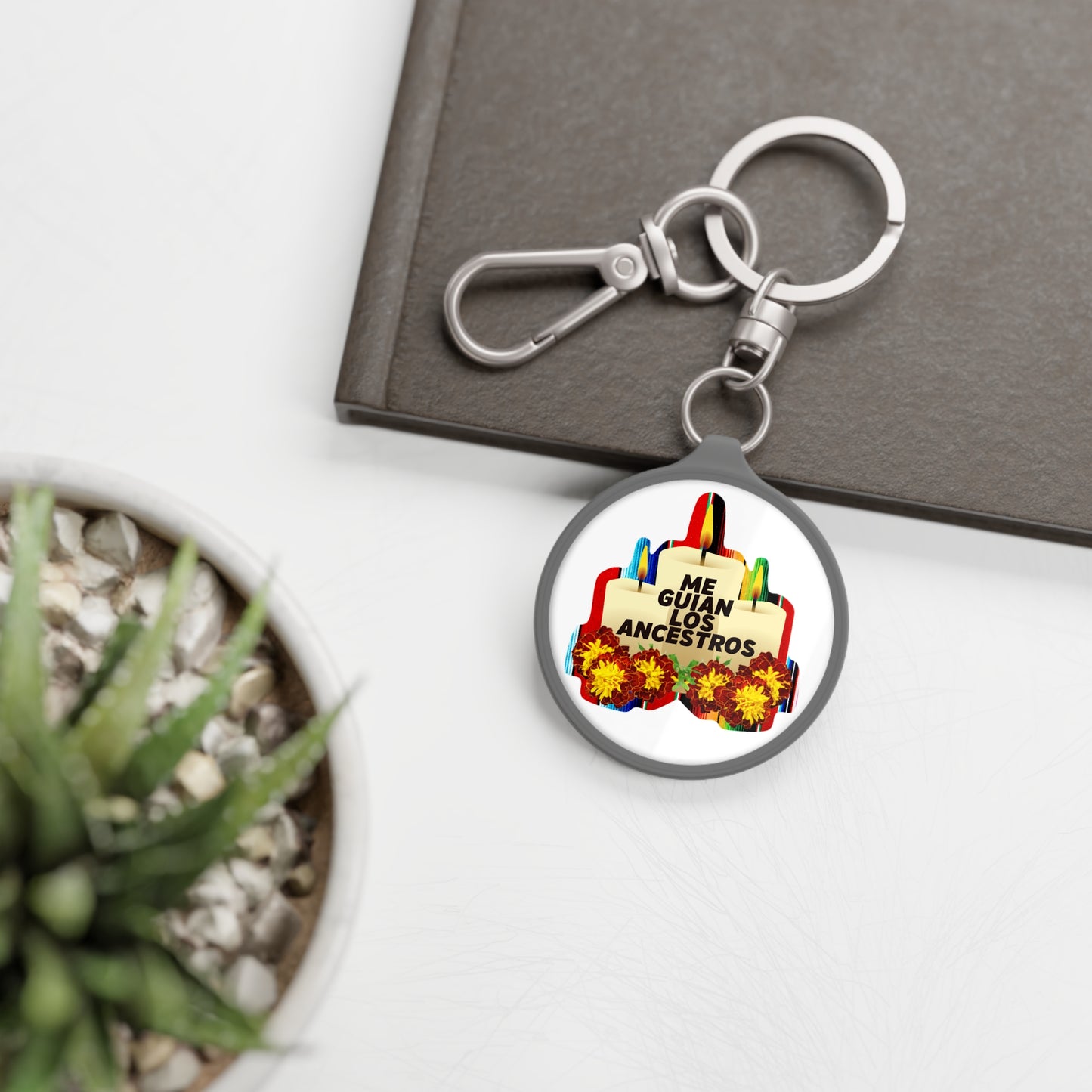 Me Guian Los Ancestros Keyring Tag
