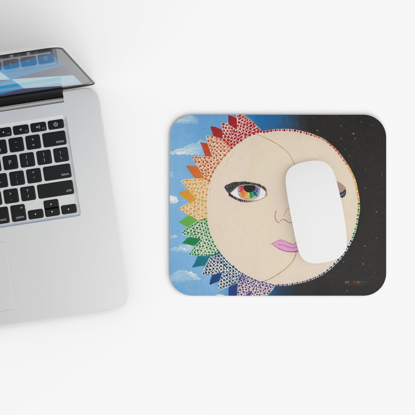 El Sol y La Luna Mouse Pad (Rectangle)