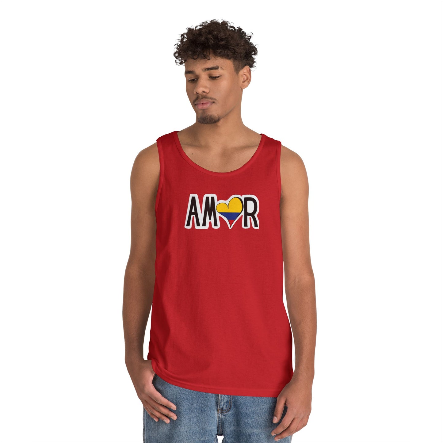 Amor Colombia Heavy Cotton Tank Top