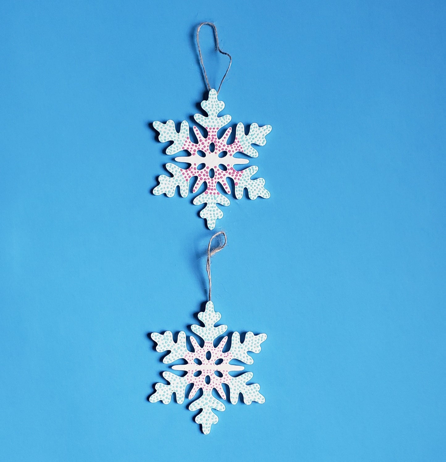 Winter Snowflake Ornaments