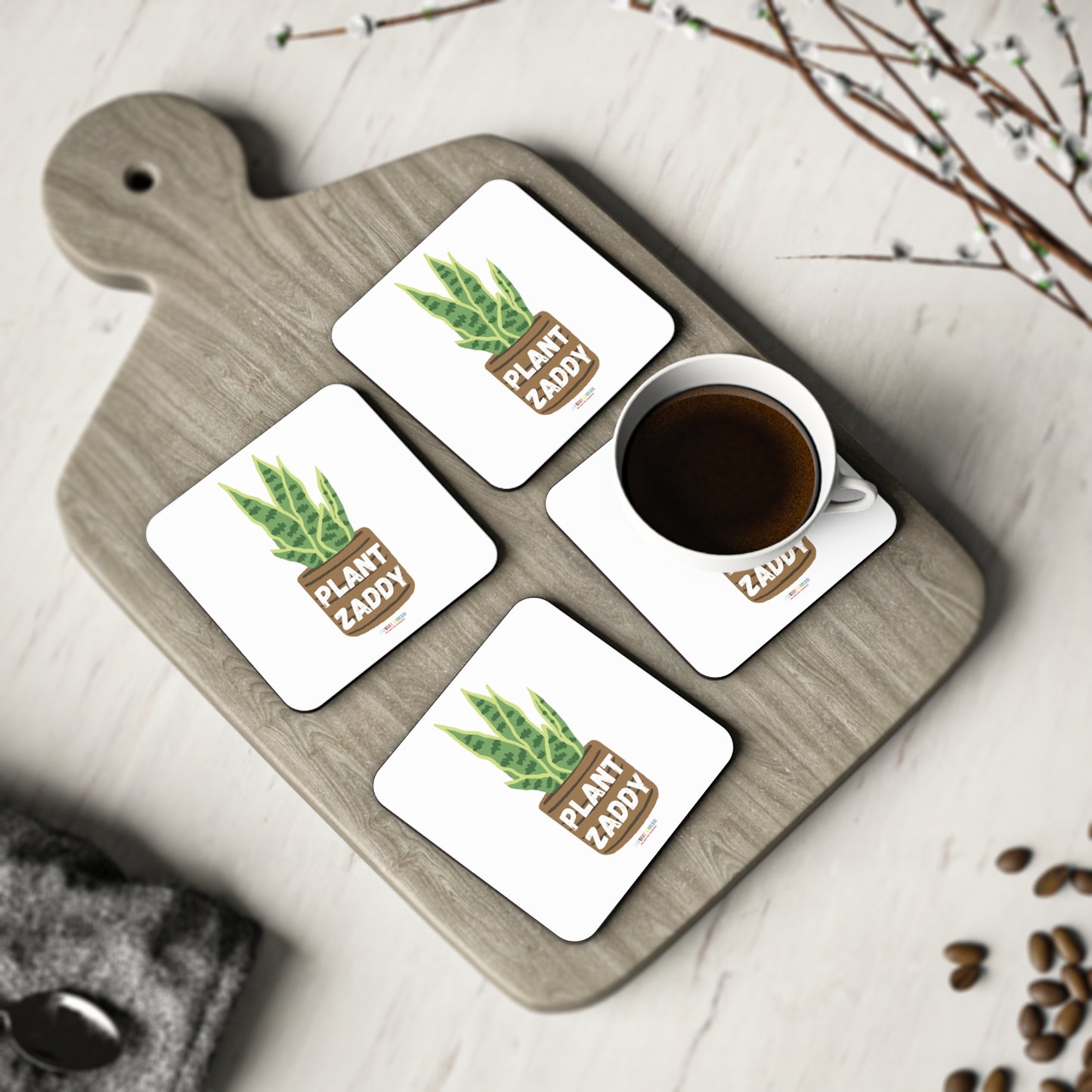 Plant Zaddy Coasters