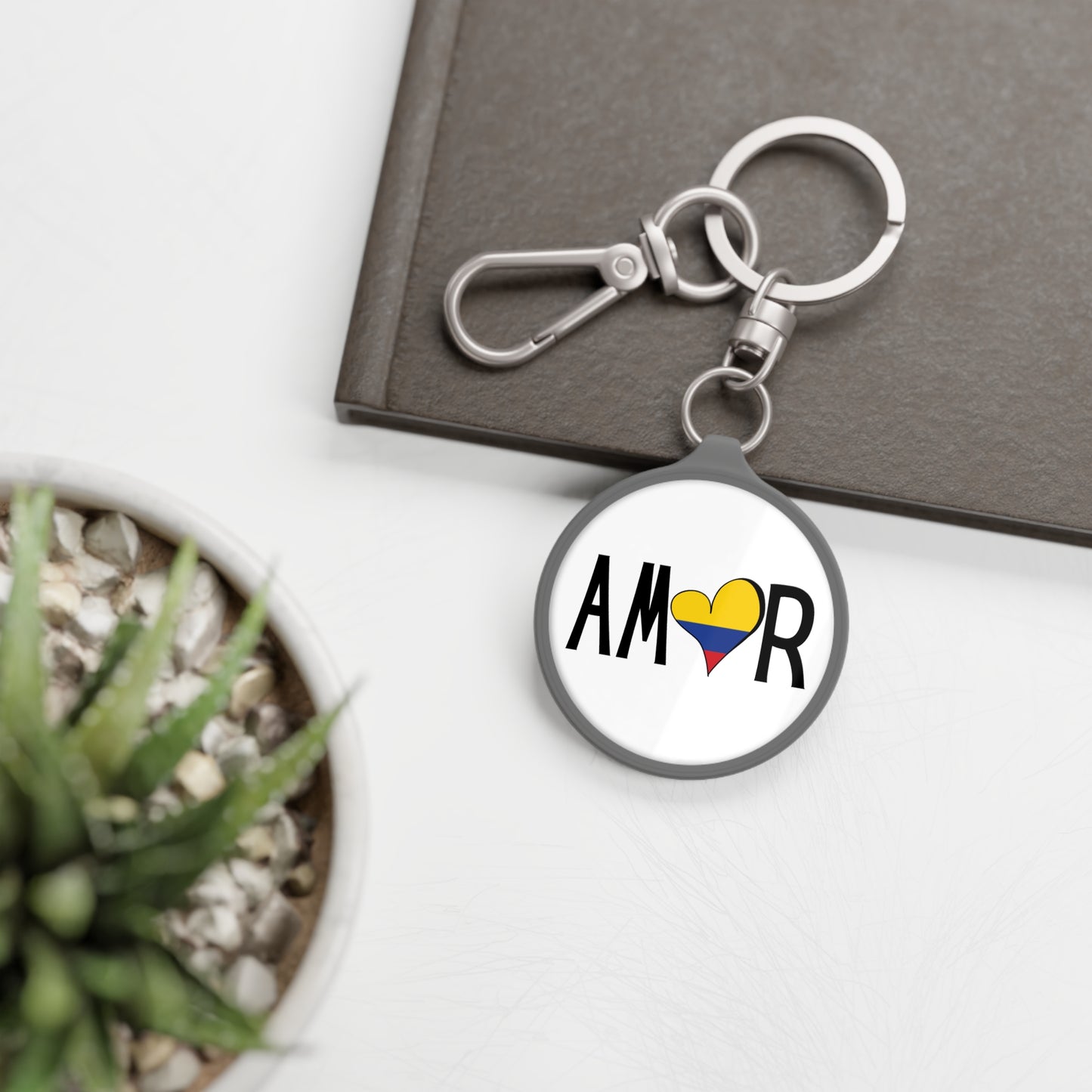 Amor Colombia Keyring Tag