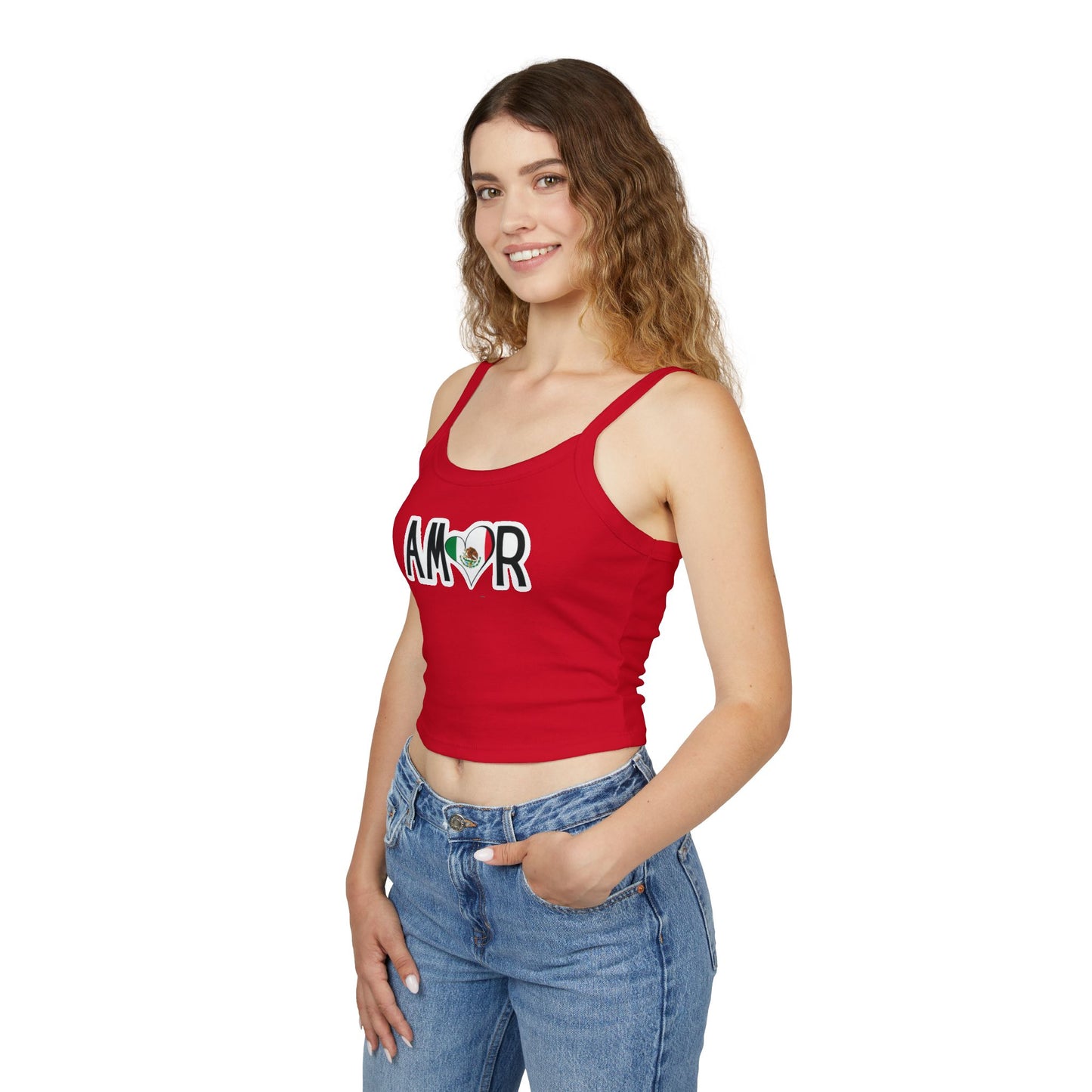 Amor Mexico Spaghetti Strap Tank Top