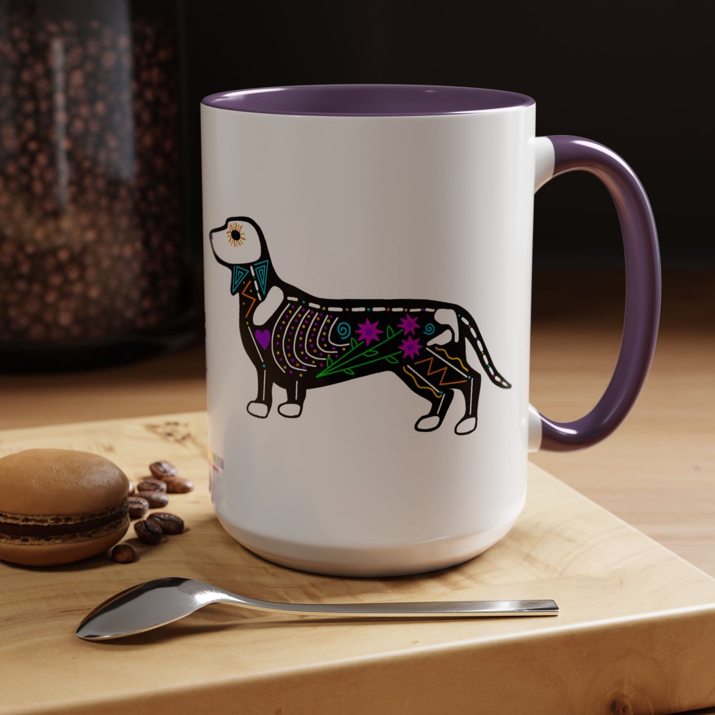 Dia de los Muertos Dachshaund Coffee Mug