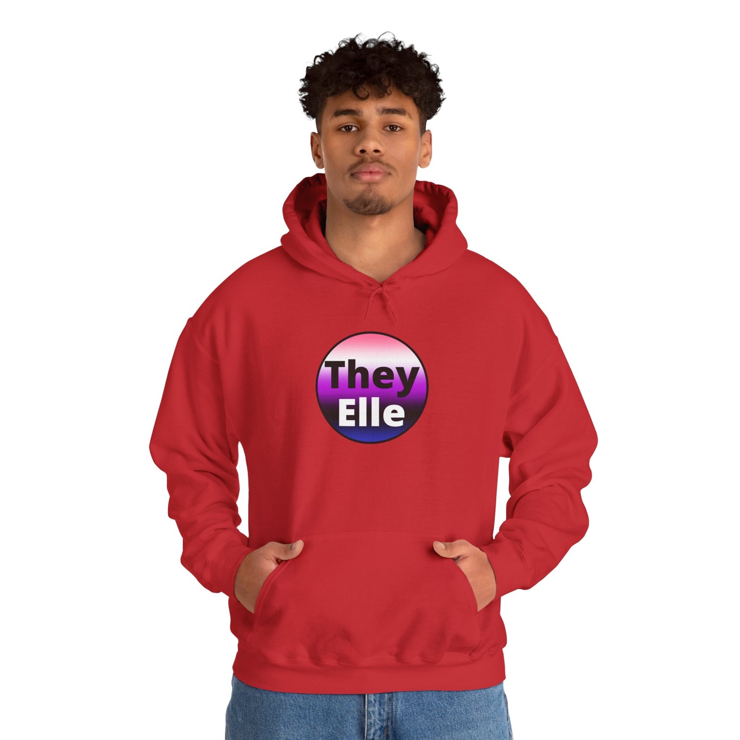 They / Elle Genderfluid Hooded Sweatshirt