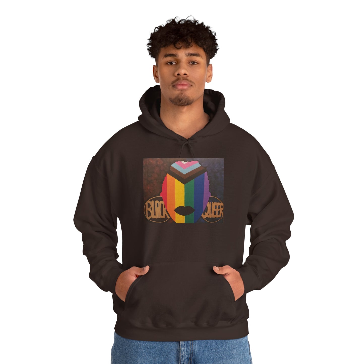 Black and Queer Hooded Sweatshirt