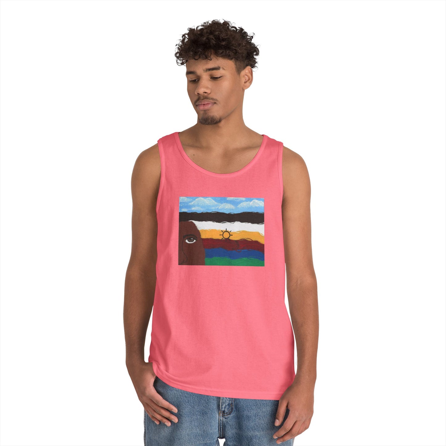 2Spirit Flag Heavy Cotton Tank Top