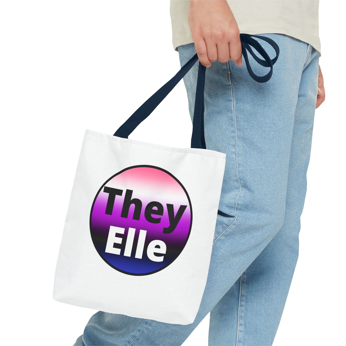They/Elle Genderfluid Tote Bag