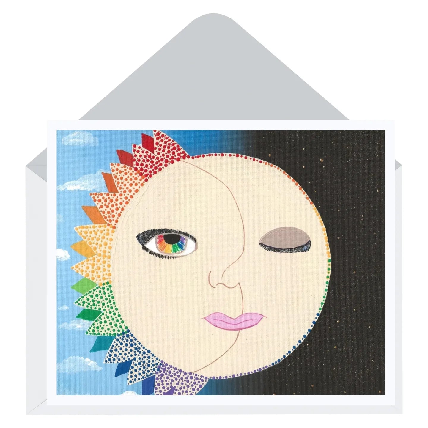 El Sol y La Luna Greeting Card