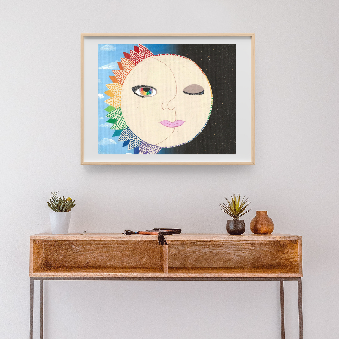 El Sol y La Luna Acrylic on Canvas *Pre-order*