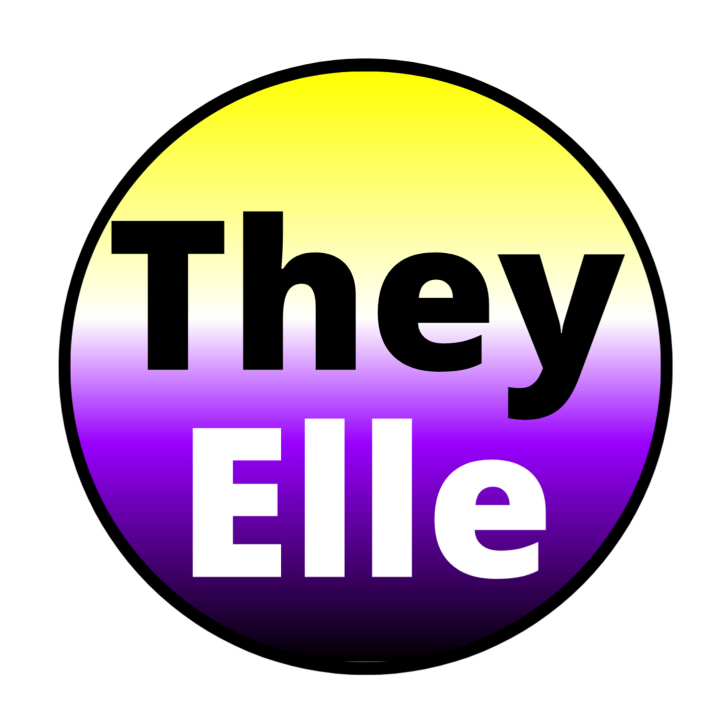 They/Elle Stickers