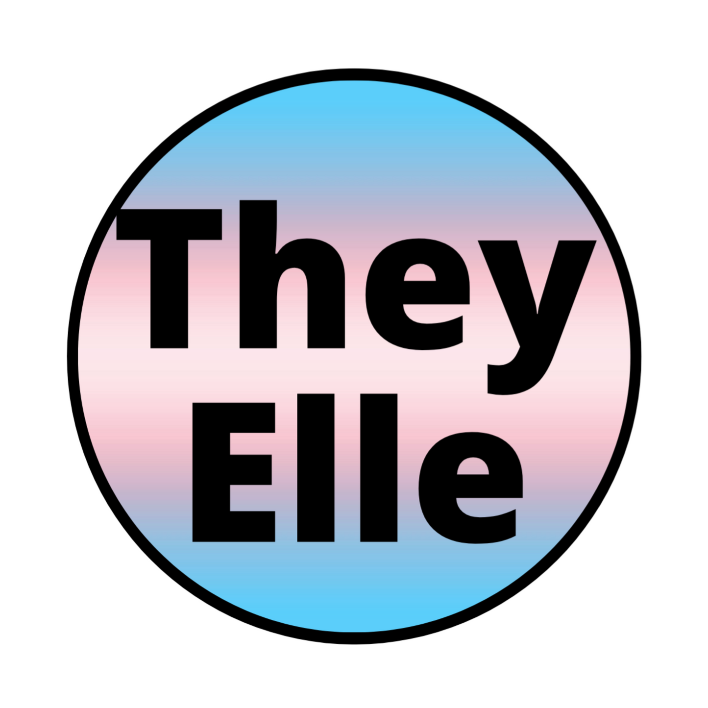 They/Elle Stickers
