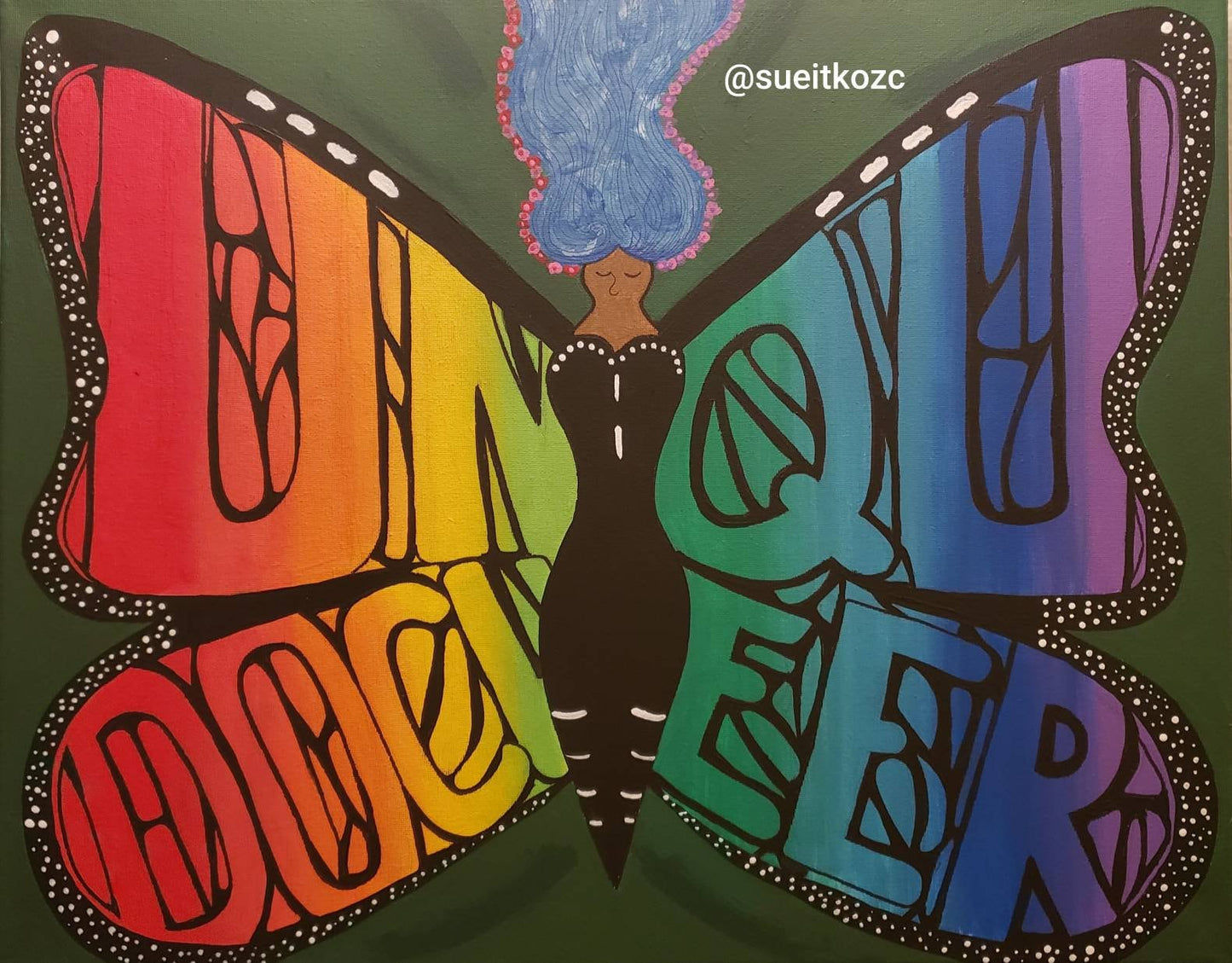 UndocuQueer Acrylic on Canvas *Pre-order