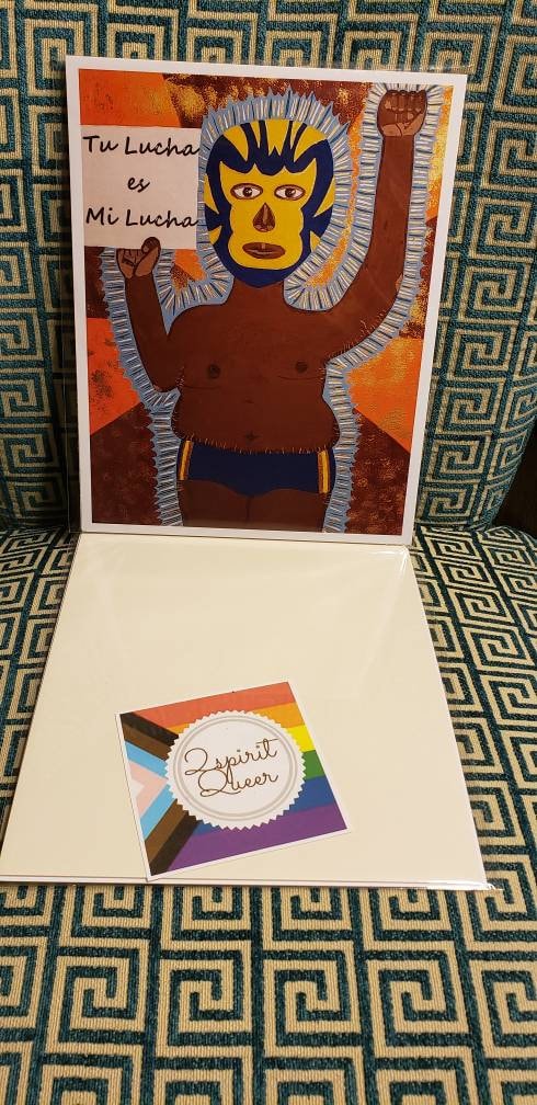 Luchadorx Acrylic on Canvas *Pre-order*