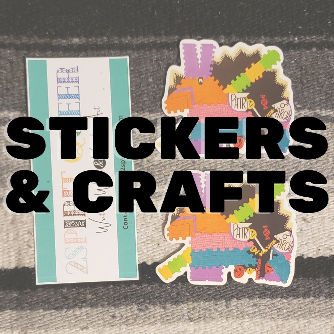 stickers and crafts