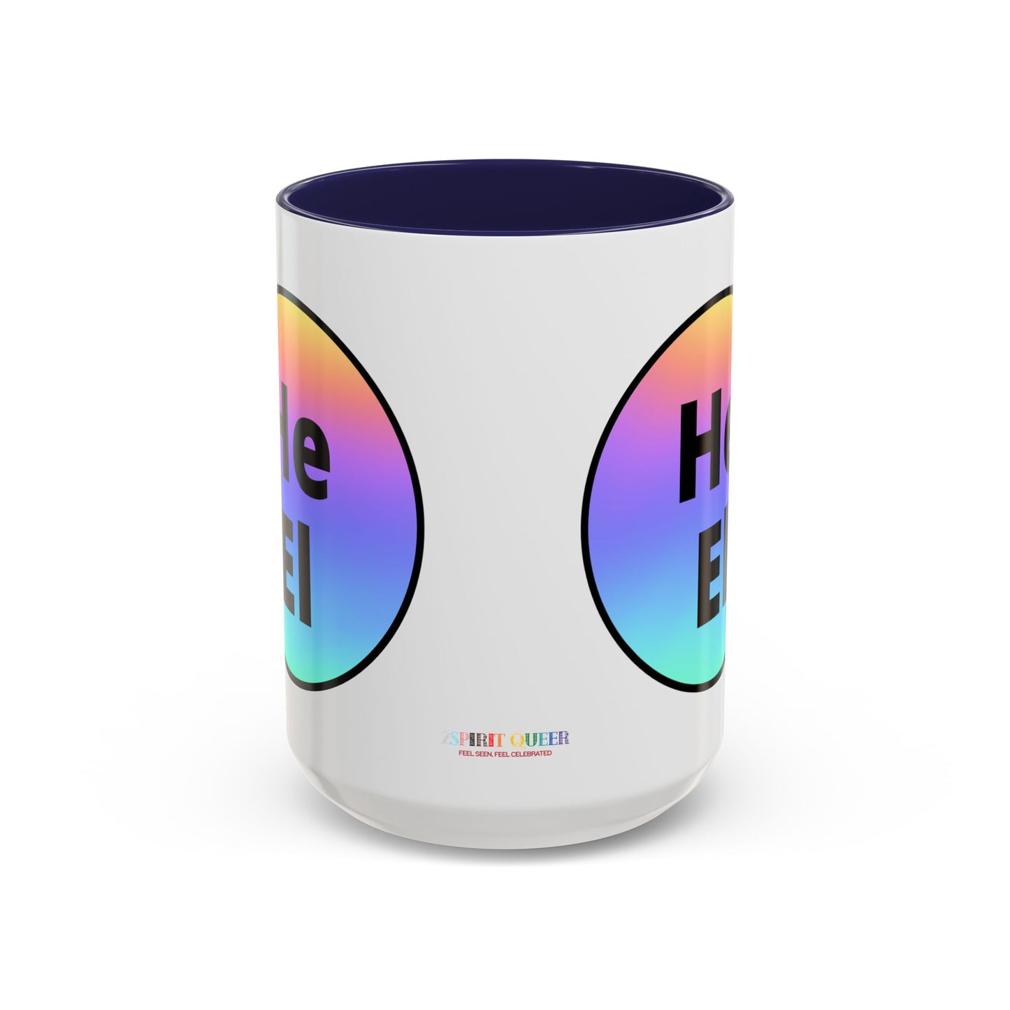 He / El Rainbow Coffee Mug