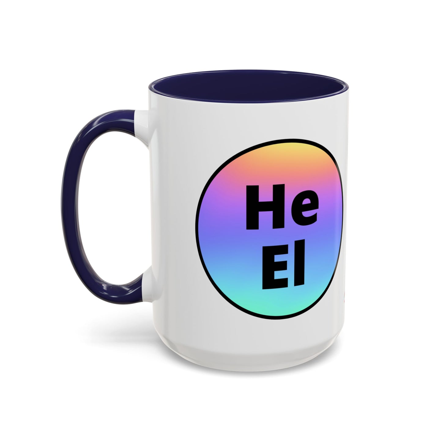 He / El Rainbow Coffee Mug