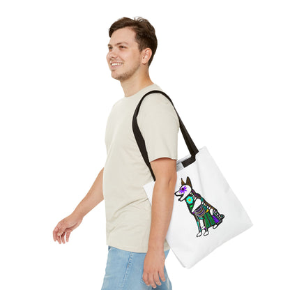 Dia de los Muertos German Shepard Tote Bag