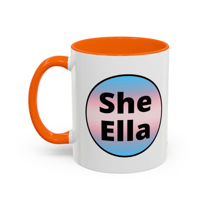She/Ella Trans Coffee Mug