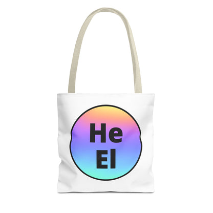 He / El Rainbow Tote Bag