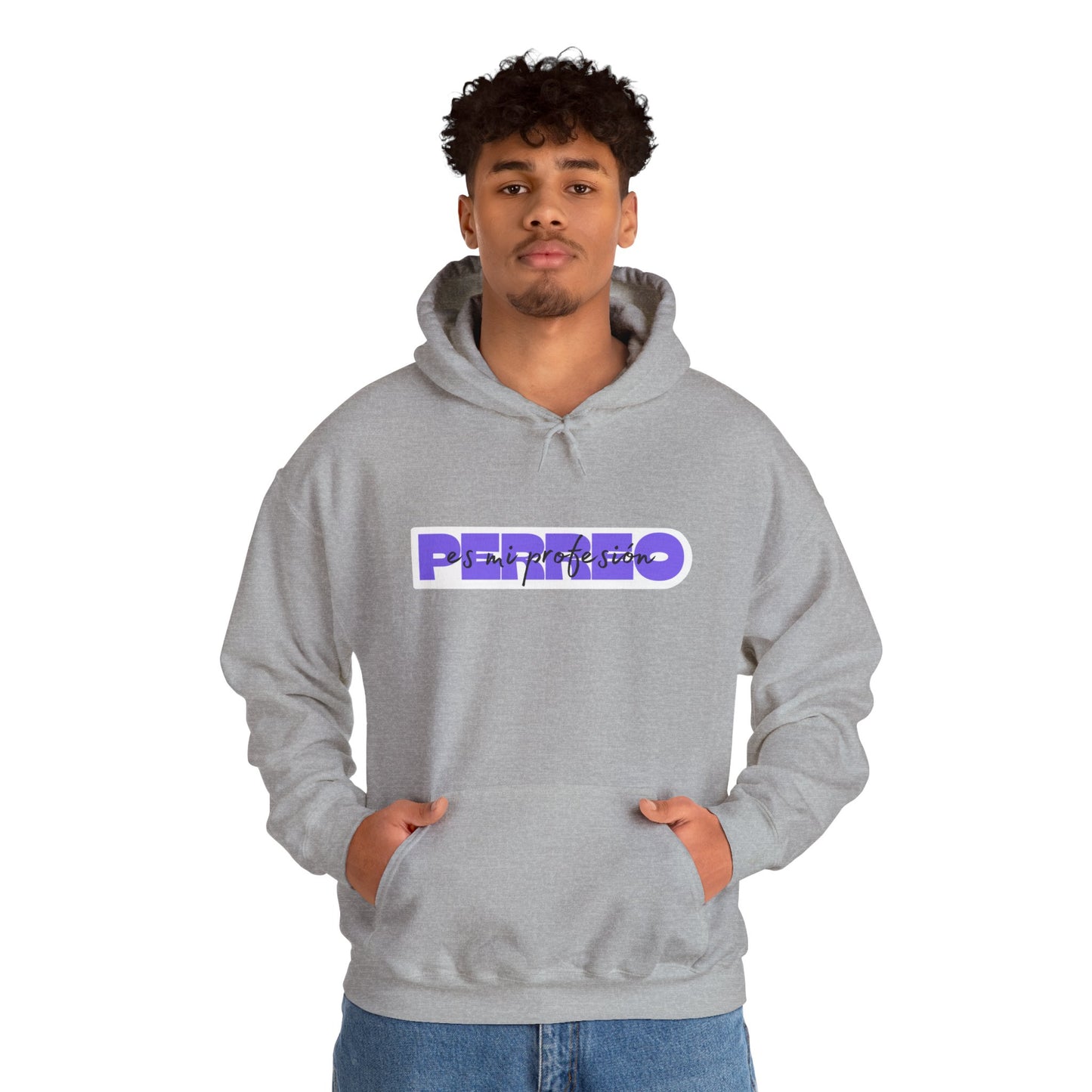 Perreo Es Mi Profesion - Purple Hooded Sweatshirt