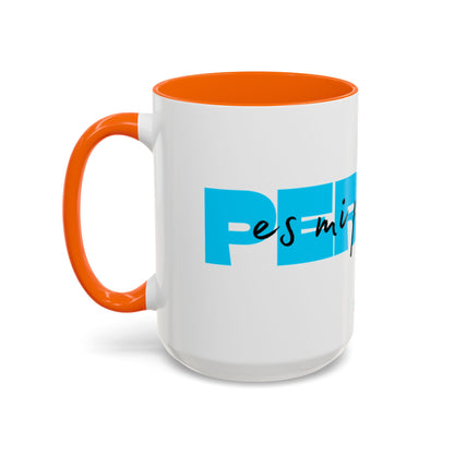 Perreo Es Mi Profesion Blue Accent Coffee Mug