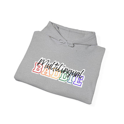 Multilingual Baddie Hooded Sweatshirt