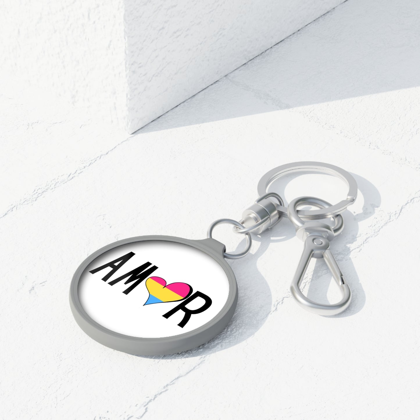 Amor Pan Keyring Tag