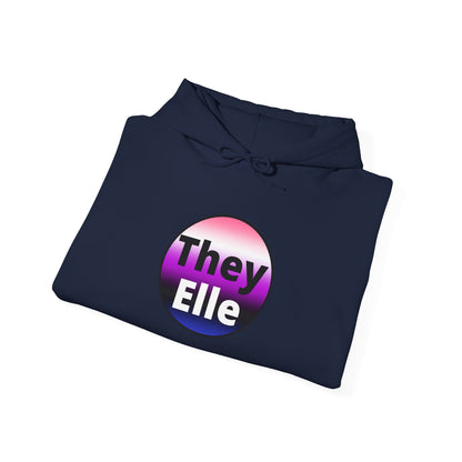 They / Elle Genderfluid Hooded Sweatshirt