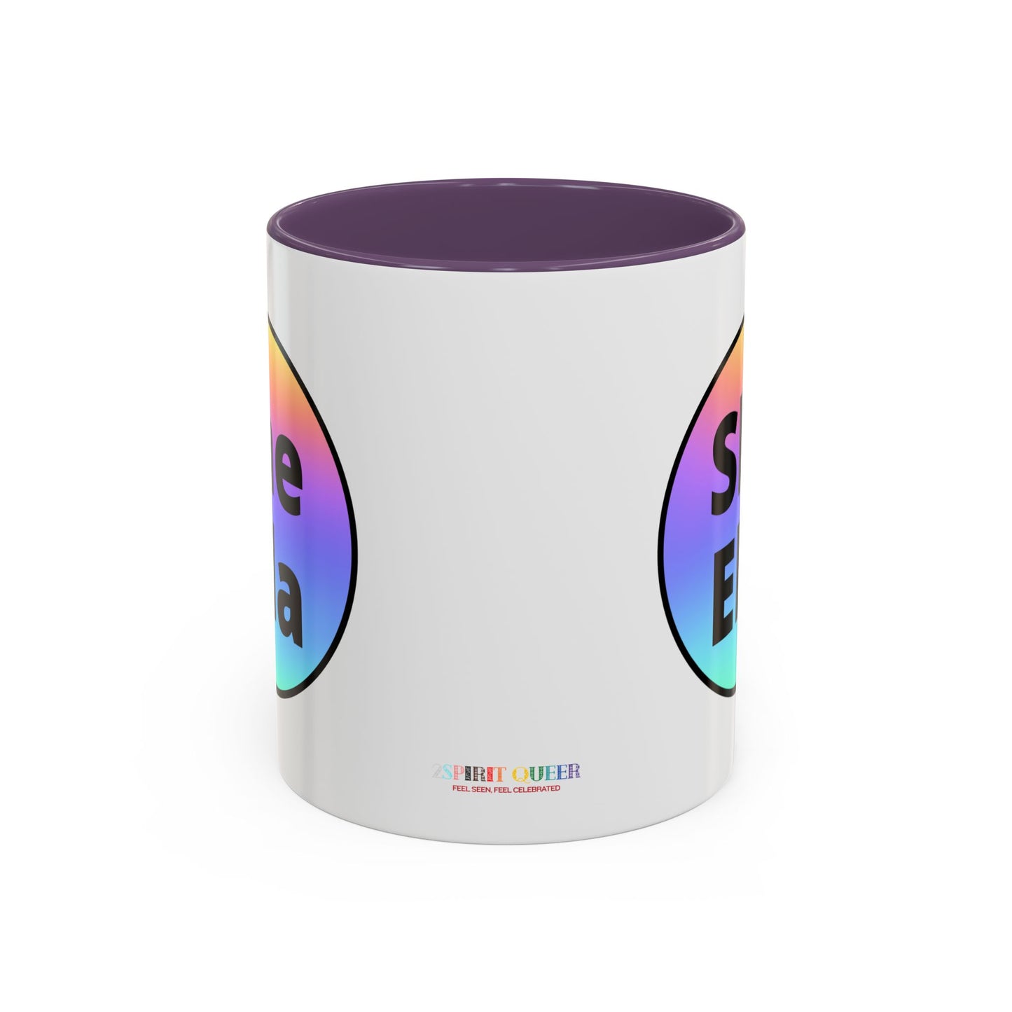 She/Ella  Rainbow Coffee Mug