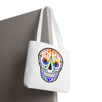 Queer Sugar Skull Tote Bag