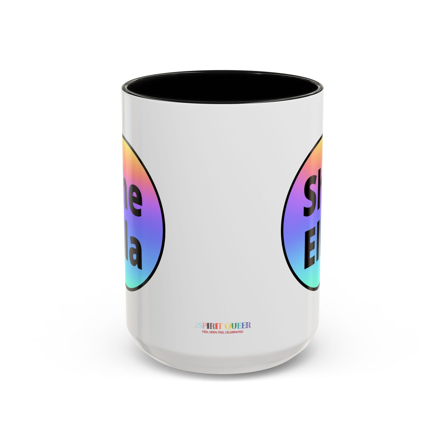 She/Ella  Rainbow Coffee Mug