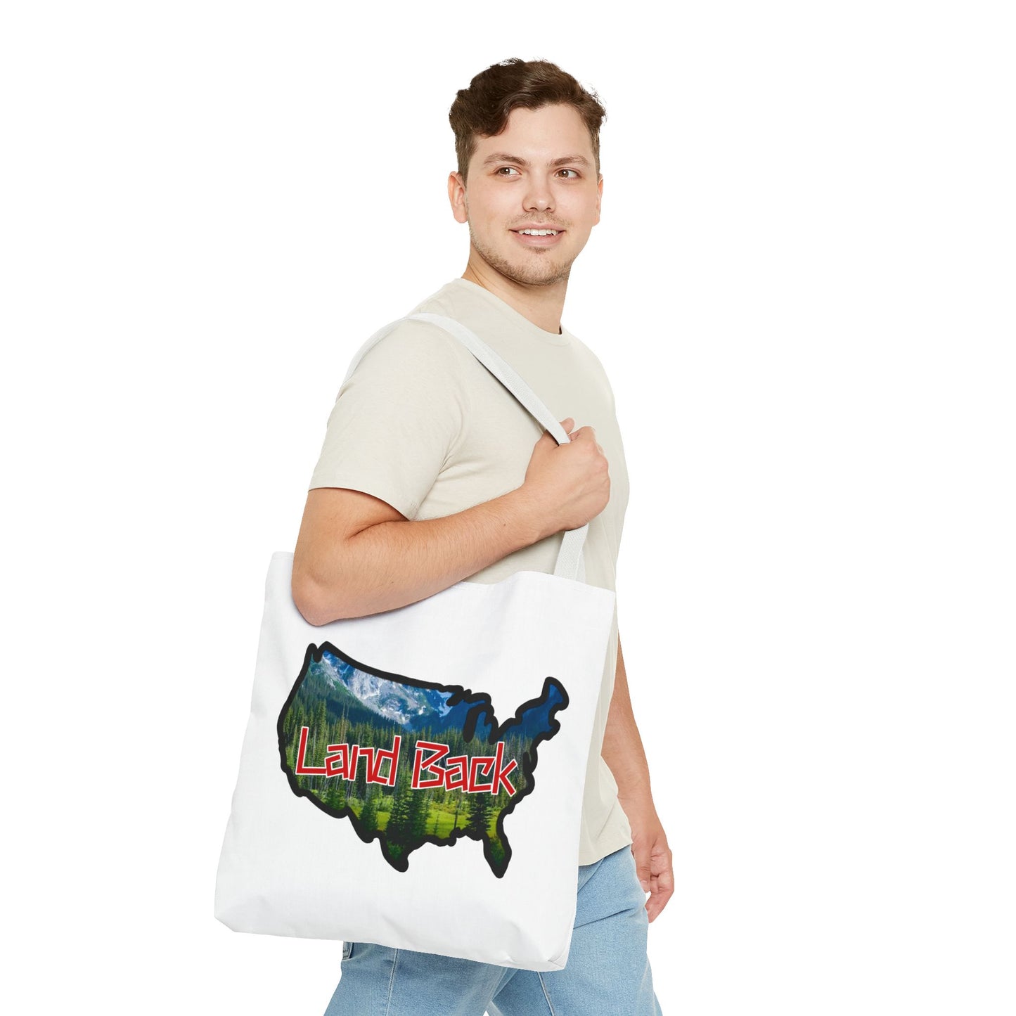 Land Back USA Tote Bag