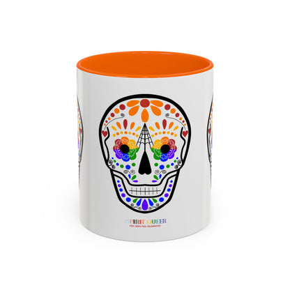 Queer Sugar Skull Coffee Mug