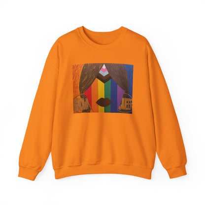 Brown and Queer Crewneck Sweatshirt