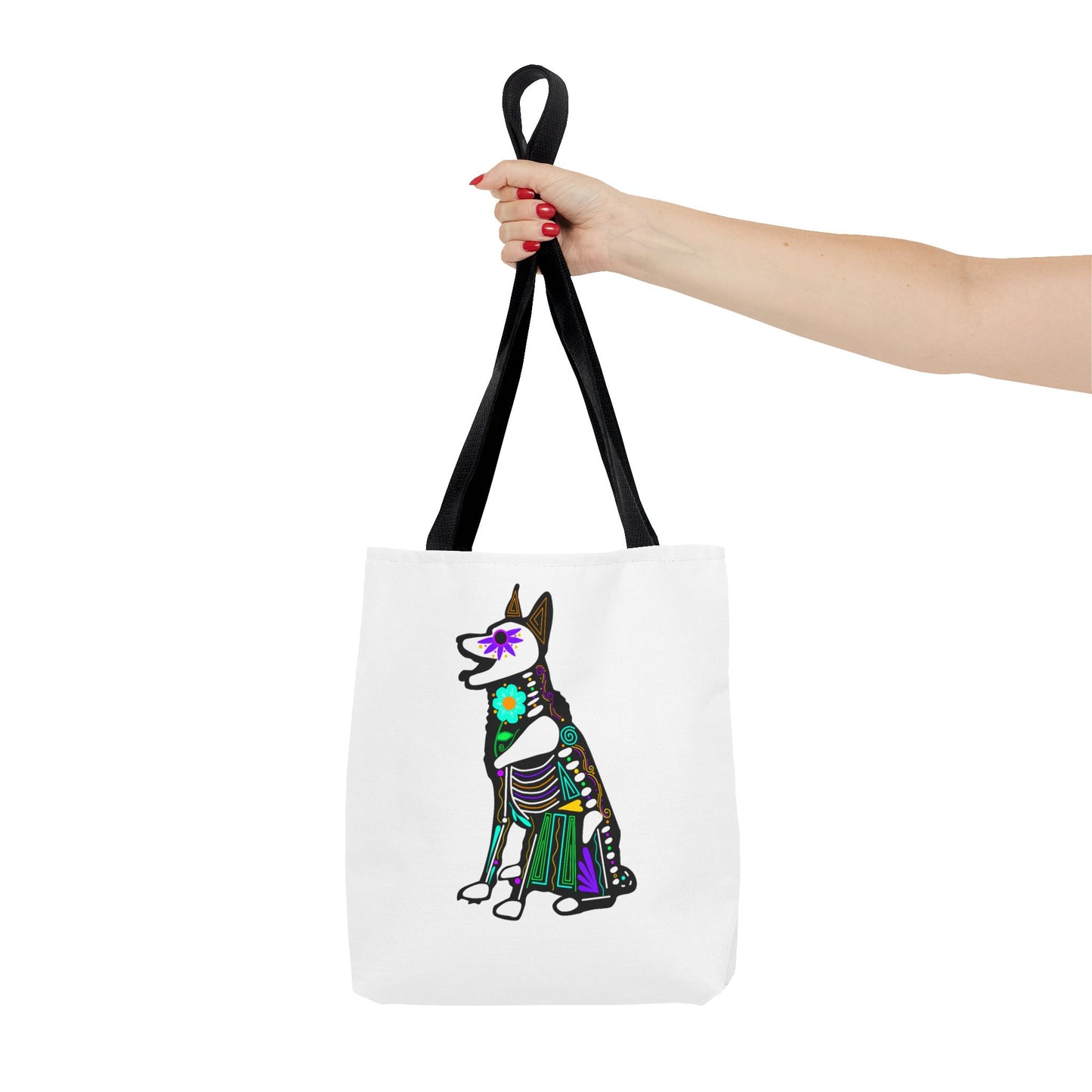 Dia de los Muertos German Shepard Tote Bag