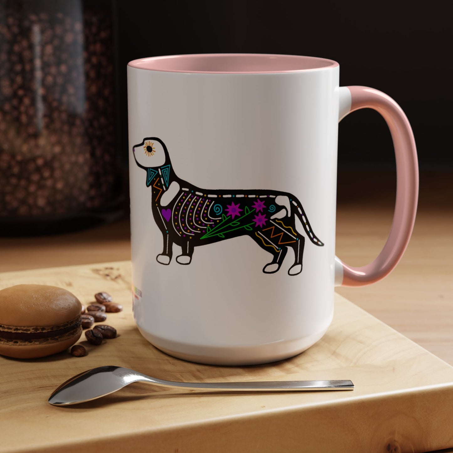 Dia de los Muertos Dachshaund Coffee Mug