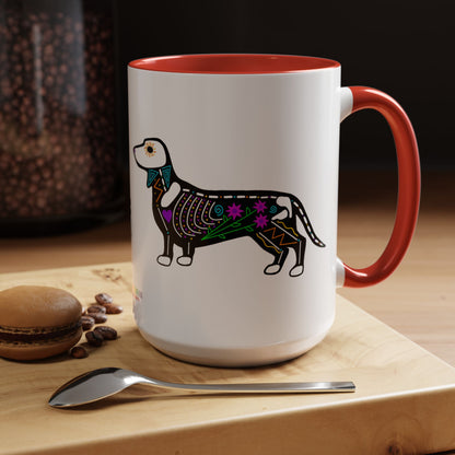 Dia de los Muertos Dachshaund Coffee Mug