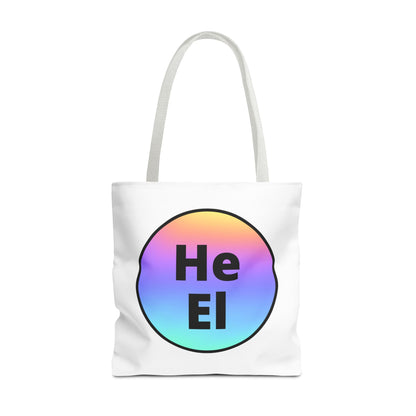He / El Rainbow Tote Bag