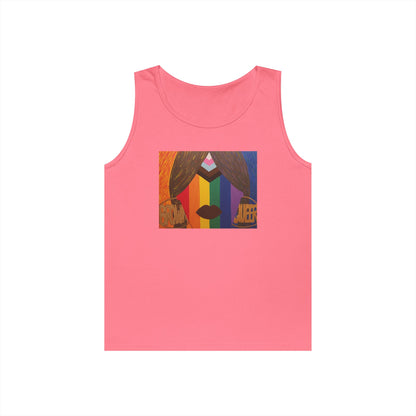 Brown and Queer Heavy Cotton Tank Top