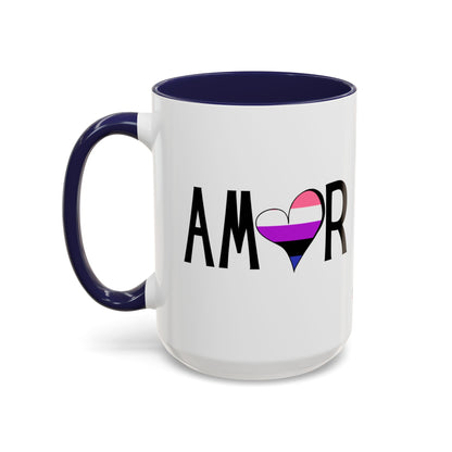Amor Genderfluid Accent Coffee Mug