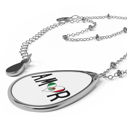 Amor Mexico Oval Necklace
